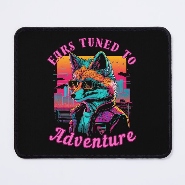 Item preview, Ears Tuned To Adventure. fox foxes designed and sold by FoxVibes.