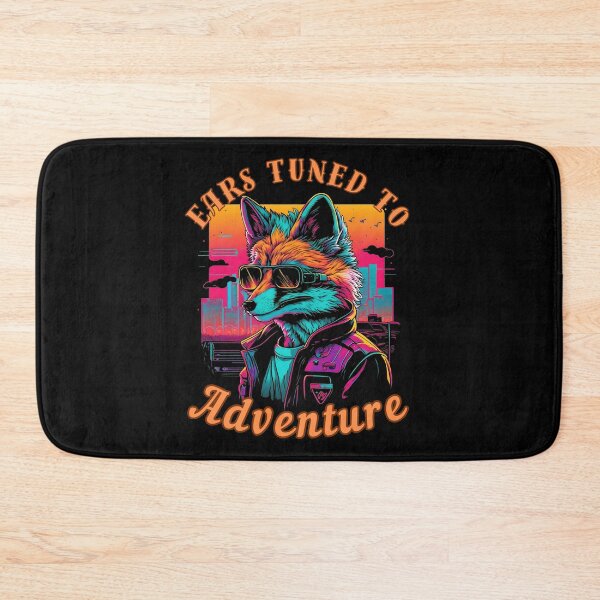 Item preview, Ears Tuned To Adventure. fox watercolor designed and sold by FoxVibes.