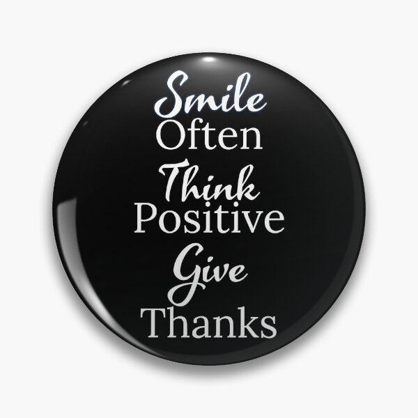 Item preview, Smile Often, Think Positive, Give Thanks designed and sold by AnnetteSmiddy.
