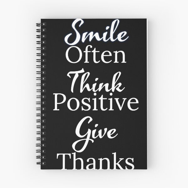 Item preview, Smile Often, Think Positive, Give Thanks designed and sold by AnnetteSmiddy.