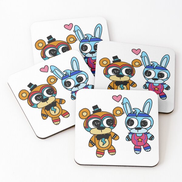 Item preview, FNAF - Glamrock Freddy & Glamrock Bonnie (Fronnie) designed and sold by kaypanicarts.