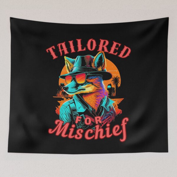 Item preview, Tailored For Mischief. fox owner designed and sold by FoxVibes.