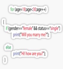 Will you marry me ? Sticker