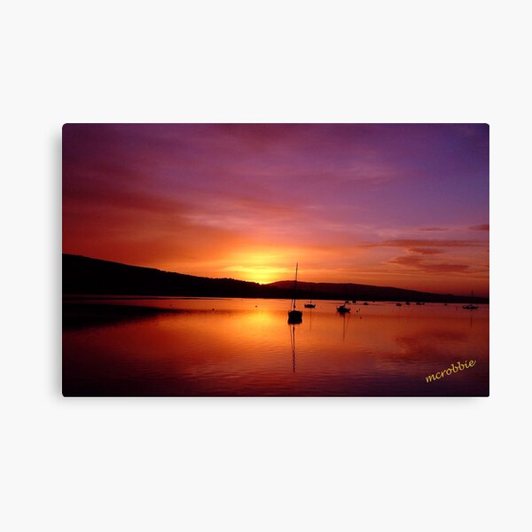 Sunrise Gareloch Canvas Print