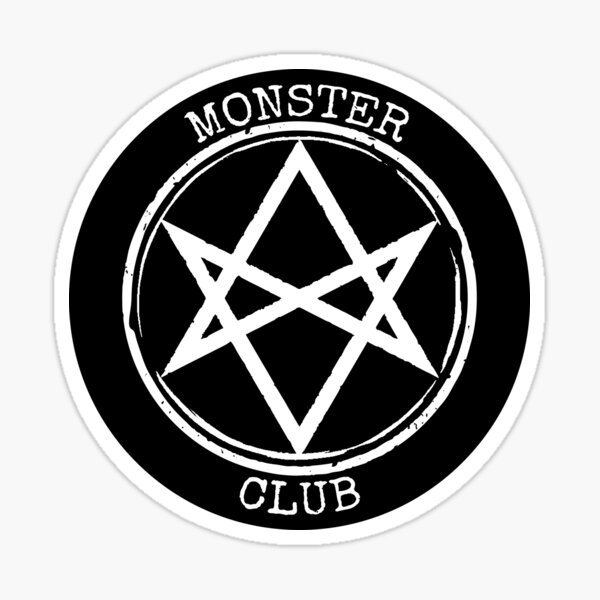 The Winchesters: Monster Club (White) Sticker