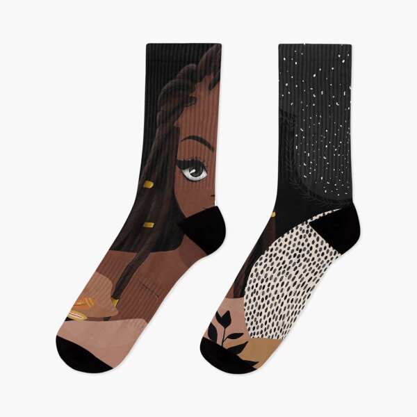 Item preview, Beautiful black girl with bright eyes designed and sold by Oorviart.