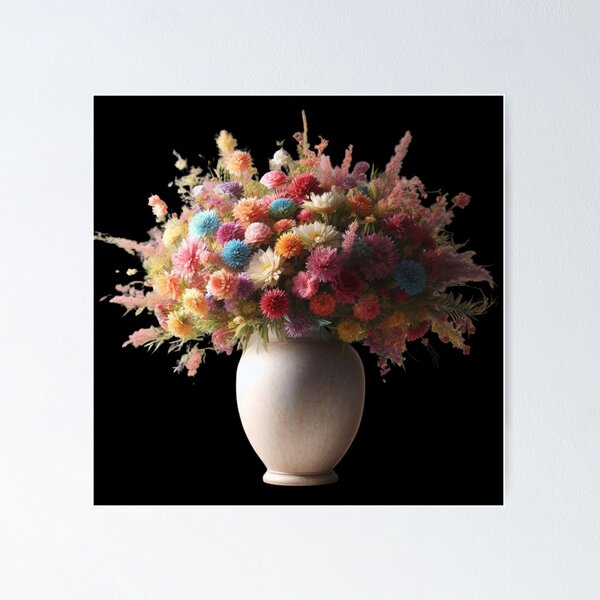 Item preview, Jarrón de flores sin fondo #6 designed and sold by AIrtisticPrints.