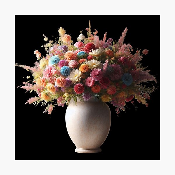 Item preview, Vase of Flowers no background #6 designed and sold by AIrtisticPrints.