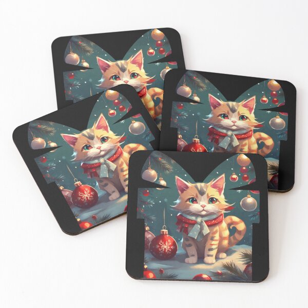 Item preview, Meowy Catmas Merry Christmas Cute Cat funny Christmas Gifts for Cat Lovers designed and sold by MatthewViews.