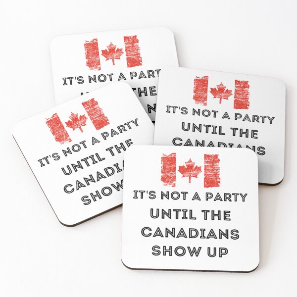 Item preview, Flag Canada it's not a party until the Canadians show up designed and sold by smallcatvn.