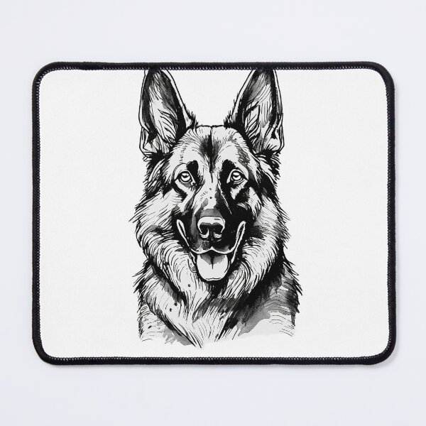 Item preview, Portrait of a German Shepherd designed and sold by SW-Graphics.