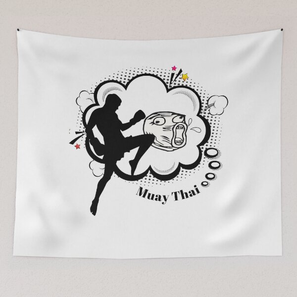 Item preview, Pop art Muay Thai  knee kicking designed and sold by PanyArt.
