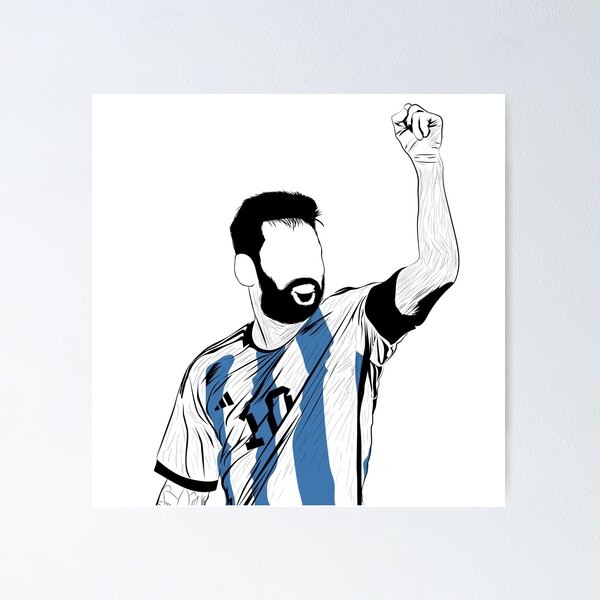Simple Lionel Messi Drawing | suturasonline.com.br