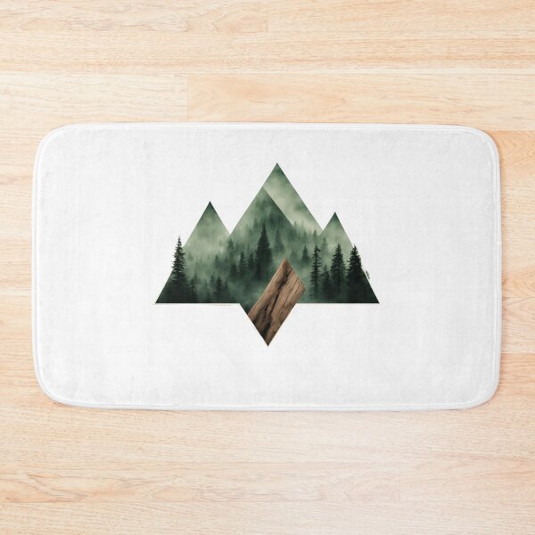 Artikelvorschau, Misty Mountain Triptychon entworfen und verkauft von Alihassan-Art.
