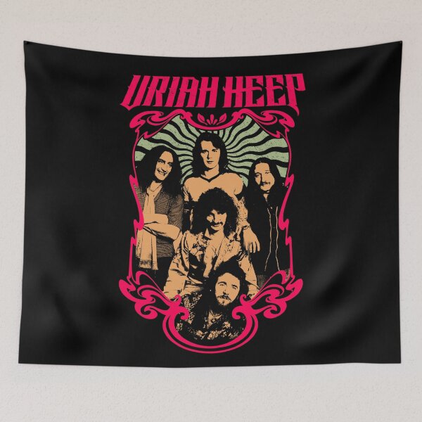 Artikelvorschau, Uriah Heep 70er Jahre Prog Rock Band Vintage Retro Shirt entworfen und verkauft von BetterDaze.