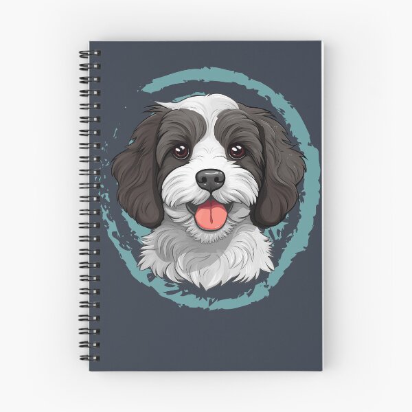 Item preview, Cavapoo Cavoodle - Black and White designed and sold by wotsthis.