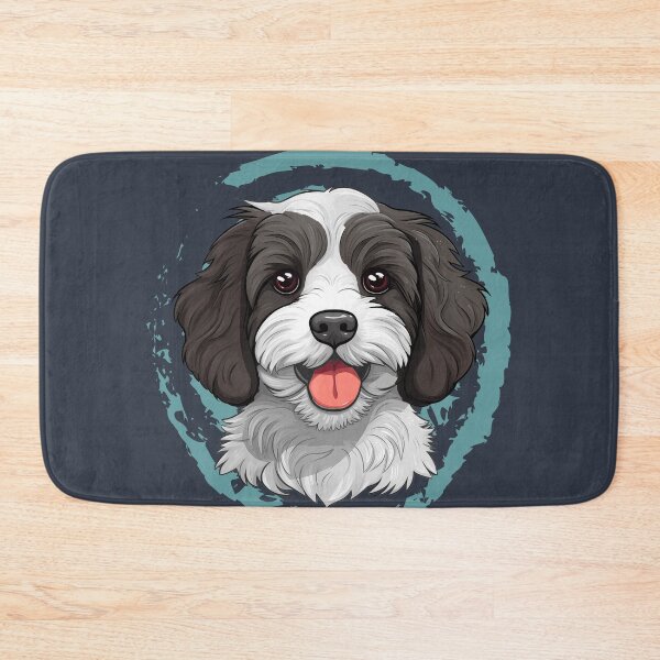 Item preview, Cavapoo Cavoodle - Black and White designed and sold by wotsthis.