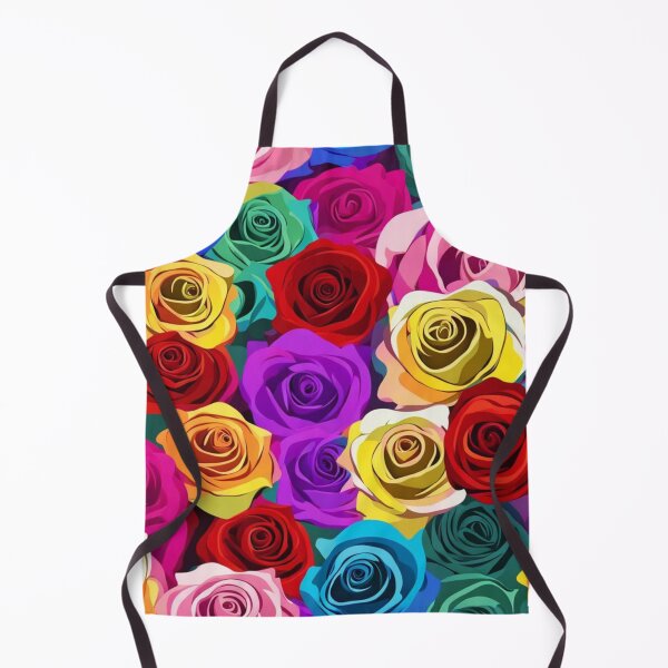 Item preview, Colorful Roses Abstract Pattern designed and sold by calibrit.
