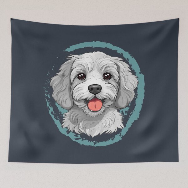Item preview, Cavapoo Cavoodle - White designed and sold by wotsthis.