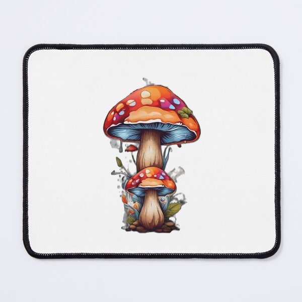 Item preview, Colorful mushroom in wood nature designed and sold by reksitawardani.