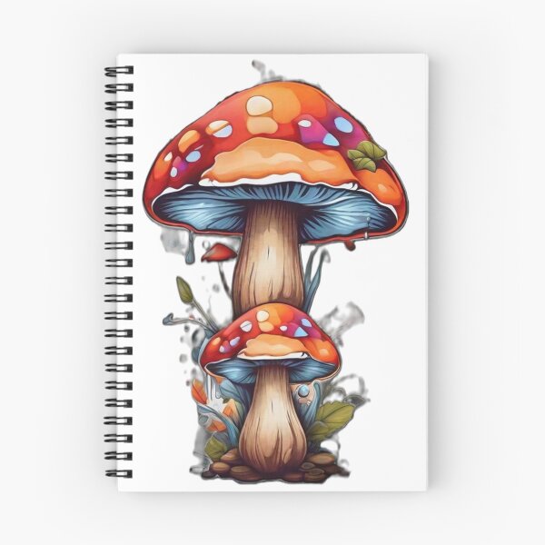 Item preview, Colorful mushroom in wood nature designed and sold by reksitawardani.