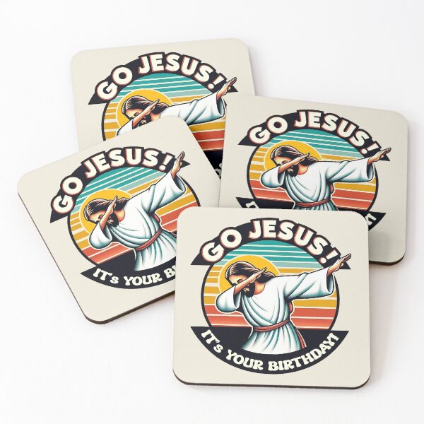 Item preview, Go Jesus! It's your birthday! - Dabbing Jesus Retro Birthday Celebration Design designed and sold by NexaArts.
