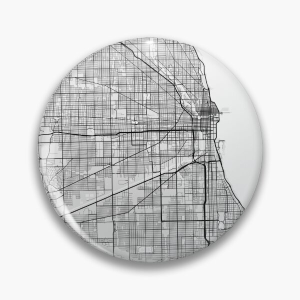 Item preview, Chicago City Map of Illinois, USA - Light designed and sold by deMAP.