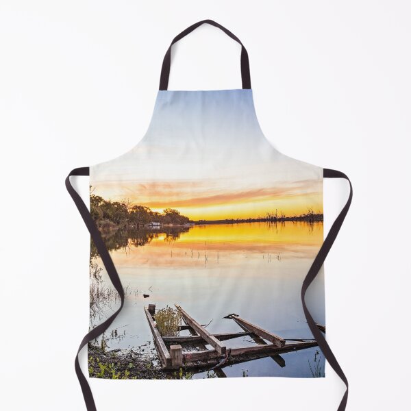 Item preview, The river rises at sunset, Pike River, Riverland designed and sold by Elana Bailey.