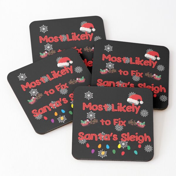 Item preview, North Pole Mechanics: Most Likely to Fix Santa's Sleigh – Festive Edition! designed and sold by s-n-s-designs.