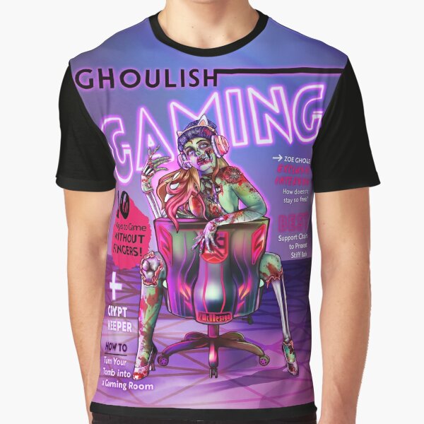 Ghoulish Gaming Graphic T-Shirt