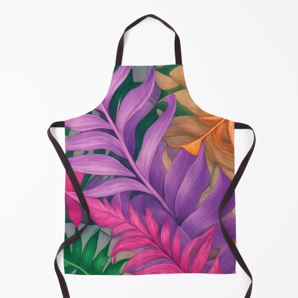 Item preview, Vibrant Watercolor Tropical Fern Leaves Pattern  designed and sold by SassyArtistry.