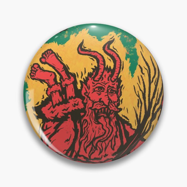 Item preview, Krampus Christmas Card Design Yule Jul Germany Scandinavian  designed and sold by maroonbeard.