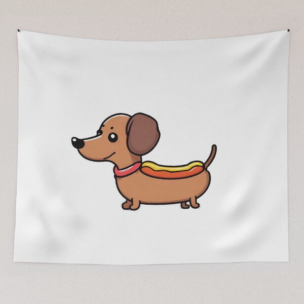 Item preview, KAWAII WIENER DOG  designed and sold by KawaiiLyfe.