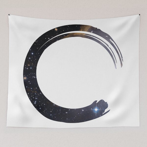 Item preview, Enso Zen Circle of Enlightenment with Universe Background designed and sold by La Font.