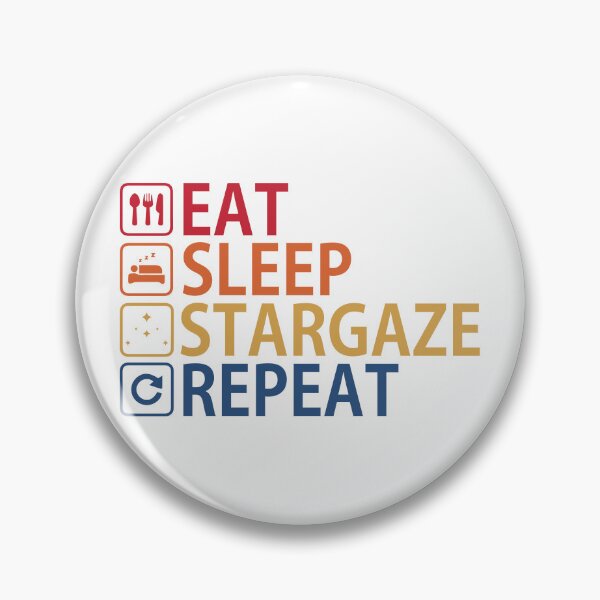 Item preview, Eat Sleep Stargaze Repeat designed and sold by LexiMii.
