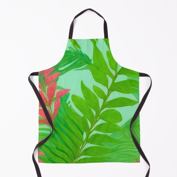 Item preview, Colorful Tropical Fern Leaves Pattern Décor designed and sold by SassyArtistry.