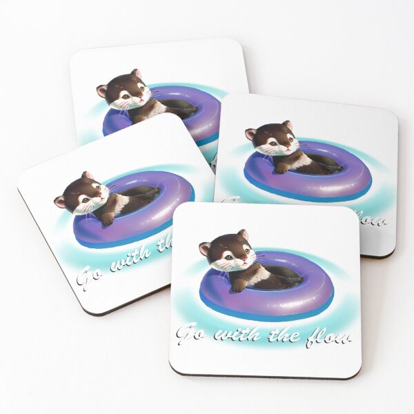 Item preview, Otter Go With the Flow designed and sold by Digital-Cultist.