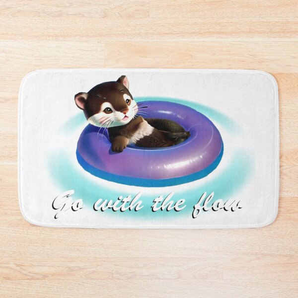 Item preview, Otter Go With the Flow designed and sold by Digital-Cultist.