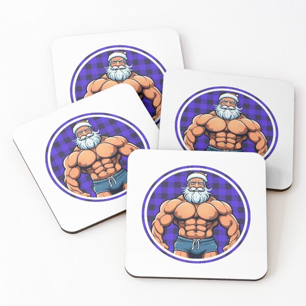Item preview, Muscled Santa Claus designed and sold by muscledaddies.
