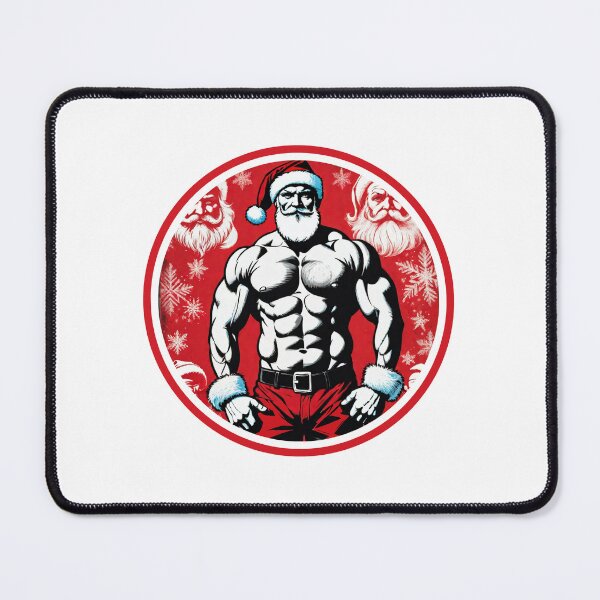 Item preview, Bodybuilder Santa Claus designed and sold by muscledaddies.