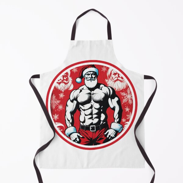 Item preview, Bodybuilder Santa Claus designed and sold by muscledaddies.