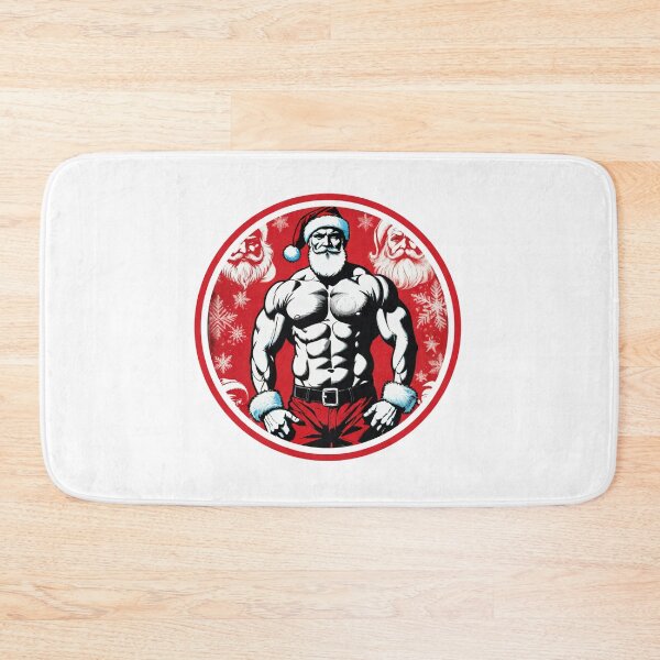 Item preview, Bodybuilder Santa Claus designed and sold by muscledaddies.