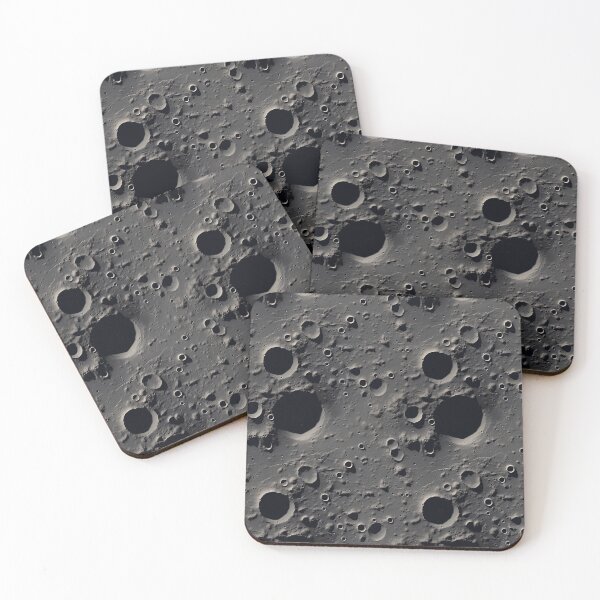 Item preview, Moon Surface Pattern #3 | Dark Grey Lunar Surface designed and sold by FantasySoul.