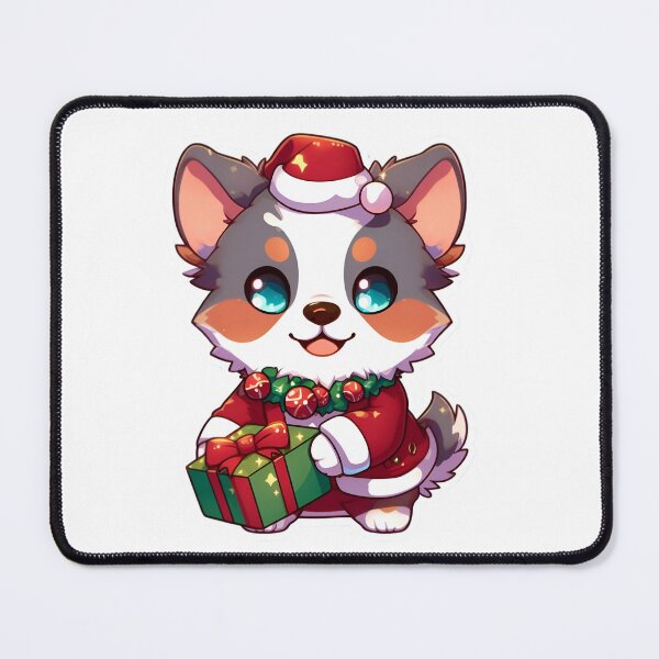 Item preview, Chiby Australian Cattle Dog in Christmas designed and sold by City0fDreams.