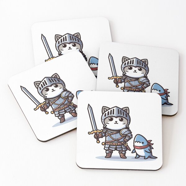 Item preview, Cat Warrior and Shark Sidekick: An Epic Adventure designed and sold by MajorMemes.