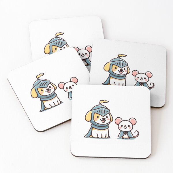 Item preview, Chivalrous Pup and Caped Mouse designed and sold by MajorMemes.