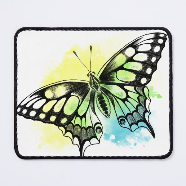 Item preview, butterfly in watercolor spots designed and sold by ArtbySvetik.