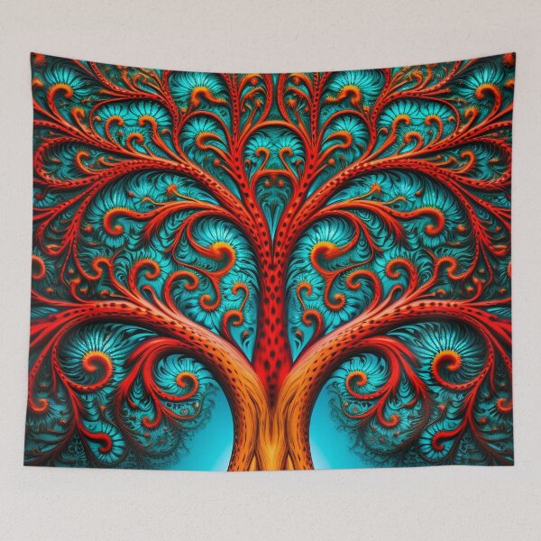Item preview, Persian carpet design designed and sold by Red Witch Art.