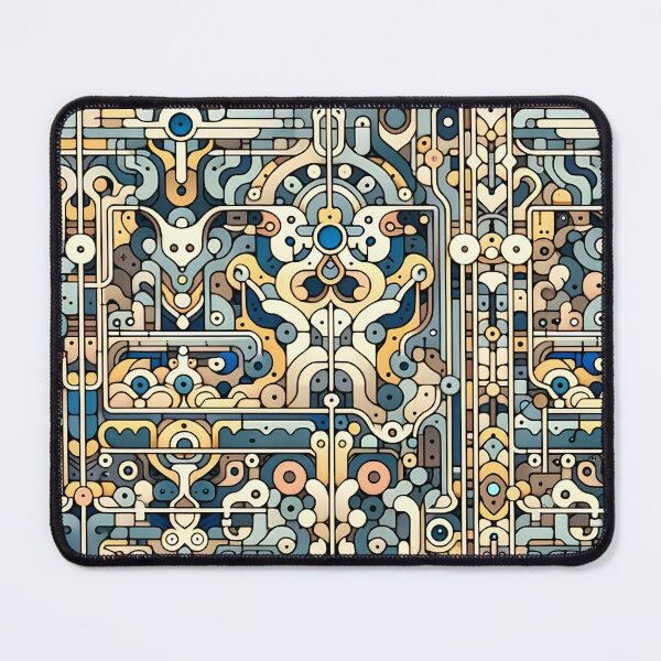 Item preview, Mechanical Labyrinth Patterns digital paper designed and sold by PSeamless.