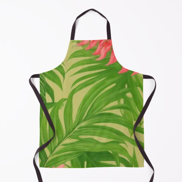 Item preview, Green And Pink - VintageTropical Fern Leaves Pattern Décor designed and sold by SassyArtistry.